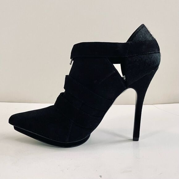 ALDO RISE x Preen Fanni Triple Buckle Front Zip Shootie Black Stiletto EU 38 - Picture 4 of 16